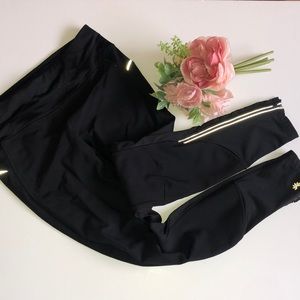 Athleta Peak Hybrid Fleece Lined Reflective Leggings, Small